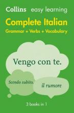 COLLINS EASY LEARNING : COMPLETE ITALIAN GRAMMAR + VERBS + VOCABULARY