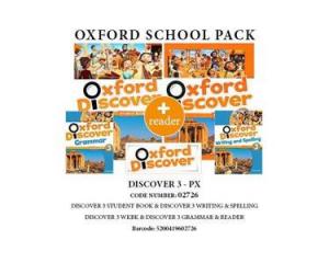 OXFORD DISCOVER 3 PACK PX (Student's Book + Workbook + READER + WRITING & SPELLING + READER) - 02726