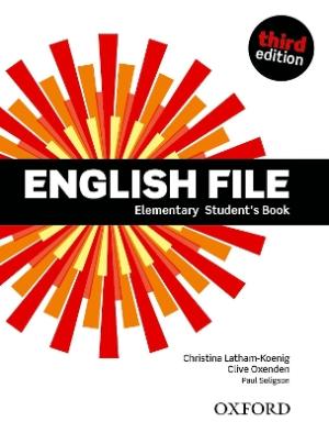 ENGLISH FILE 3RD ED ELEMENTARY Student's Book