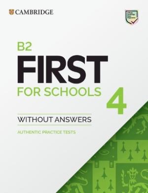CAMBRIDGE ENGLISH FIRST FOR SCHOOLS 4 WO/A