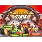 COLOURING BOOK CARS WITH LOTS OF FUN STICKERS