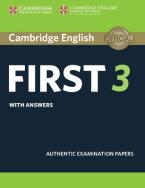 CAMBRIDGE ENGLISH FIRST 3 STUDENT'S BOOK W/A