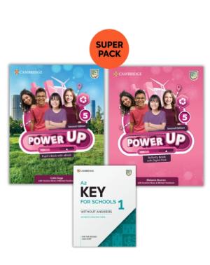 POWER UP 5 SUPER PACK 2 (Student's Book + Workbook + KEY FOR SCHOOLS 1) 2ND ED